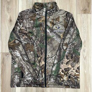 Baltimore Ravens Dunbrooke Real Tree Camo Softshell Jacket - Men Size Large